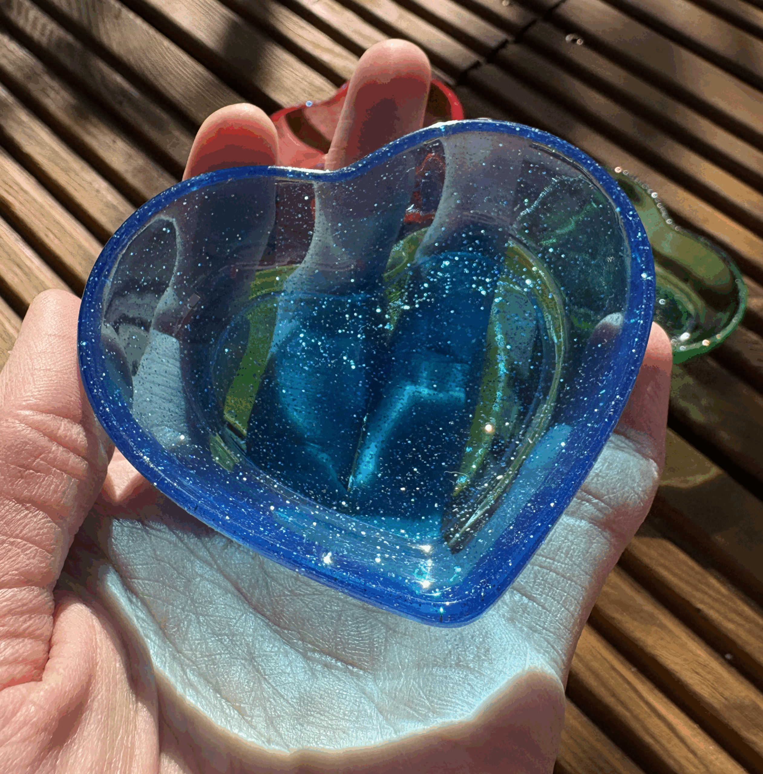 Miska srdce – handmade miska z epoxidovej živice pre senzory a potion play – Obrázok 6