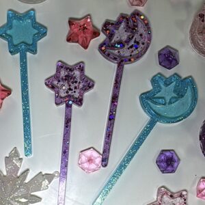 Čarovná palička – handmade palička z epoxidovej živice pre Senzory Play Cherubin Store