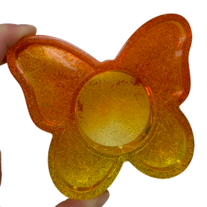 Miska motýľ s ornamentom – handmade miska z epoxidovej živice, Senzory Play Cherubin Store