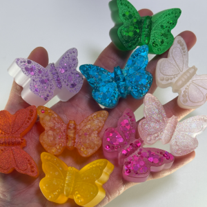 Sada motýlikov – handmade doplnok z epoxidovej živice, Senzory Play Cherubin Store